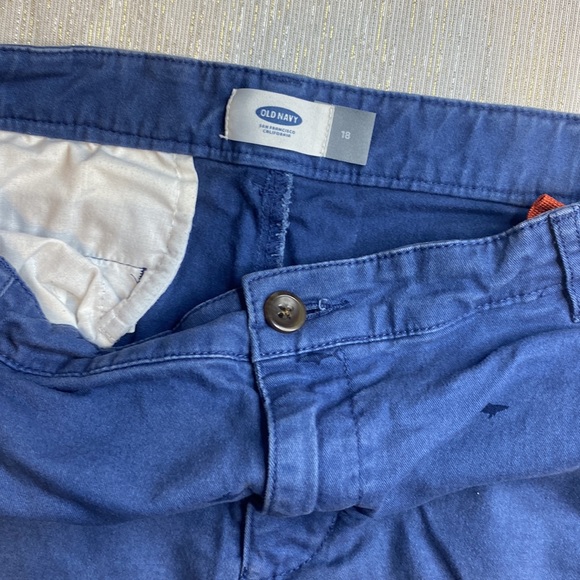OLD NAVY men’s shorts size 18 blue color #710 - Picture 3 of 8
